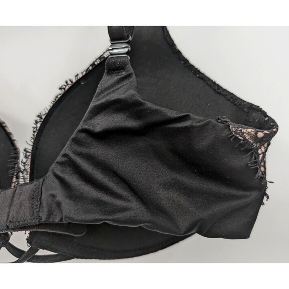 Victoria's Secret Bra Women’s 34B Black Lace Miracle Plunge Very Sexy-READ - Picture 6 of 7